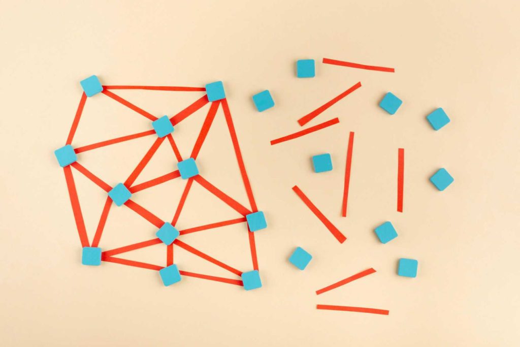 flat lay network concept scaled