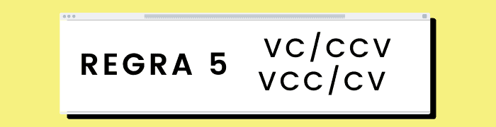 separação de sílabas em inglês
