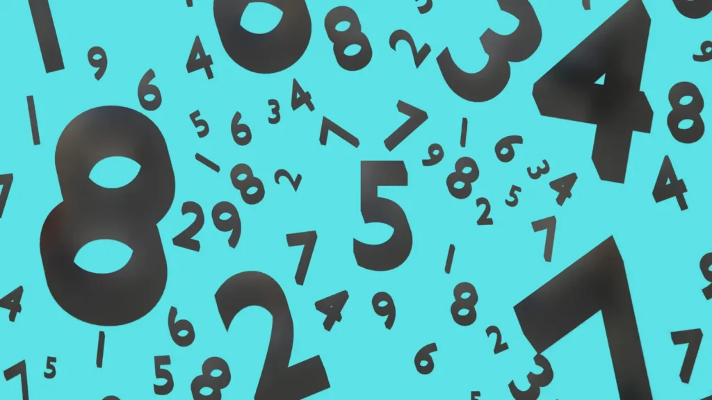 numeros em ingles a png