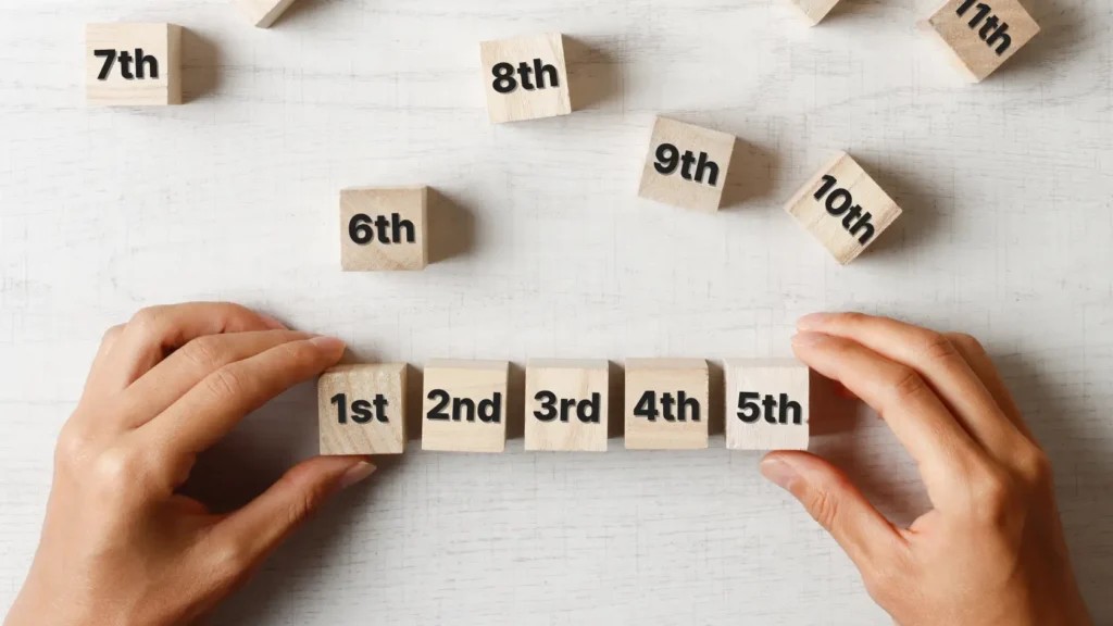 numeros ordinais em ingles a png