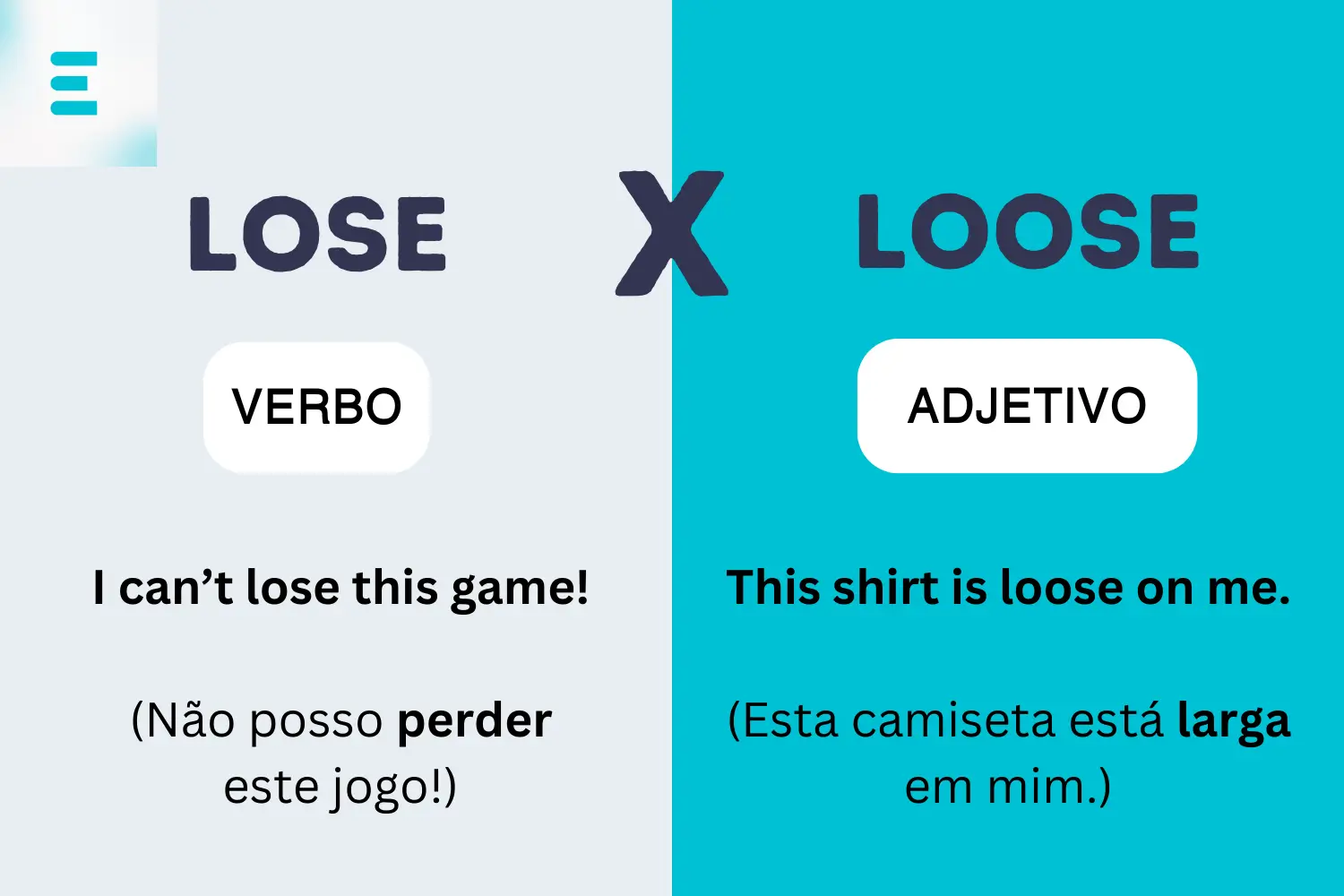 lose ou loose em ingles lose ou loose em ingles