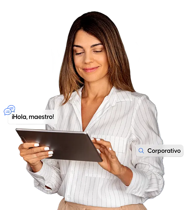 Aluno em aula particular de espanhol online com professor da Essential Idiomas