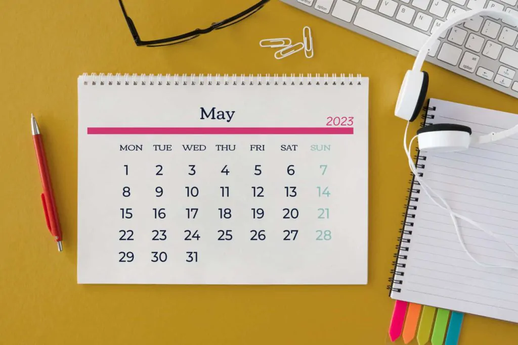 dias da semana em ingles com traducao